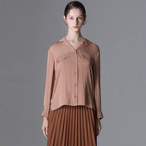 [리스트]스칼렛 새틴 오픈카라 도트 셔츠  택가격  138000원 _P346475202
