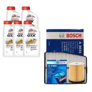 스포티지 NQ5 하이브리드 캐스트롤 GTX 0W20 5L SP C5 보쉬 필터 엔진오일세트