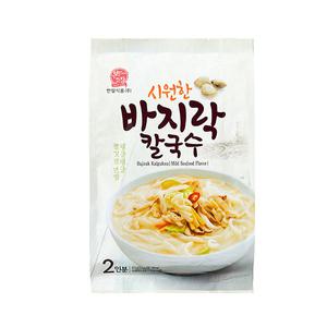 한일식품 본고장 시원한 바지락 칼국수 428g(2인분)