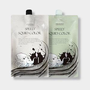 스피드 셀프염색 오징어먹물 염색약 저자극 500ml