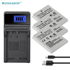 니콘 쿨픽스 카메라 배터리 EN EL8 P1 1400mAh