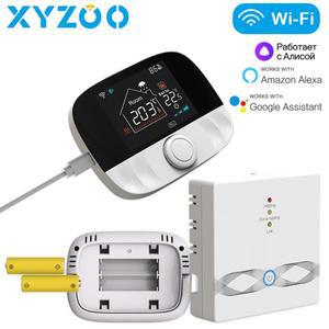 Tuya WiFi 온도 조절기 RF 무선 수신기 스마트 원격 컨트롤러는 물 가스 보일러 용 Alexa Google 홈과 함께