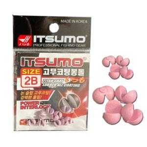 이쯔모 좁쌀 고무 봉돌 저부력 조개 찌낚시 찌채비 채비 소품 코팅 B G2 G7