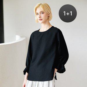 [더핸드메이드][1+1] 블루종 퍼프 소매 블라우스 2종