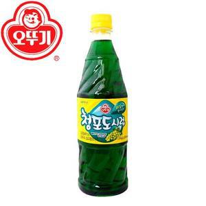 오뚜기 청포도시럽 1kg 1개 슬러시시럽 원액음료 과일향시럽 청포도향슬러시