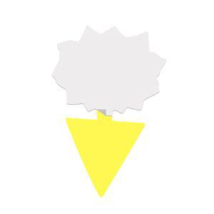 (디자인:꽃20매)해충끈끈이 날파리퇴치 초트랩 나비 꽃 꿀벌 20매 화분진드기 과수원 사각