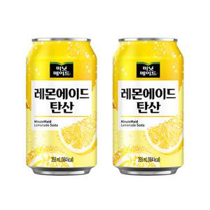 미닛메이드 레몬에이드 탄산 355CAN X24