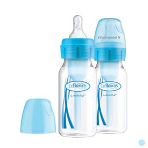 닥터브라운 내로우넥 PP 아기 젖병 블루 120ml X2P