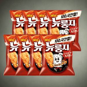 오리온 누룽지 뉴룽지 고추장카라멜L 108g x 8개 신상 우리쌀함유 어린이간식 대용량과자