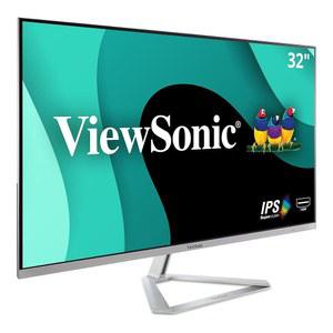 초박형 베젤, 화면 분할 기능 HDMI 및 디스플레이포트를 갖춘 VIEWSONIC VX3276 MHD 32인치 1080P 와이드스크린 IPS 모니터