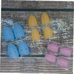 플러스 마찰력 2배 손가락 고무/실리콘 골무 8개