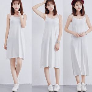이너원피스 베이직 이너웨어 끈원피스 원피스 슬립 속치마 끈슬립