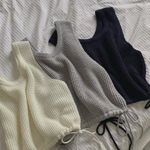 핫핑 베크 와플 스트링 하찌 니트조끼