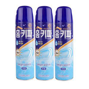 홈키파 에어졸 무향 3P 모기약 스프레이 야외 캠핑