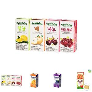 일화 프레주 드링크 4종 190mlx24팩/과일/음료/주스/쥬스/어린이/음료수/세트/아기/업소용