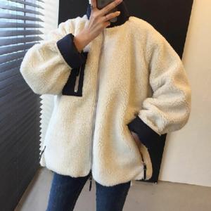 남자 여자 양털 후리스 집업 자켓 뽀글이 겨울 자켓 (HJJ-WFFYKBJ)