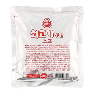 쇠고기라면스프285g/오뚜기-12개