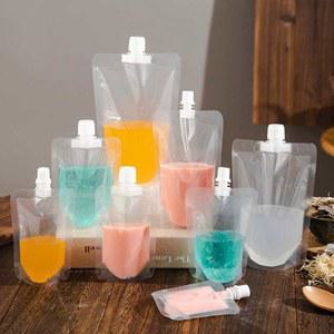 스파우트파우치 500장 팩 주스 100ML 1000ml 500개 소스팩 커피 휴대용