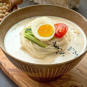 [귀빈정] 시원구수 생콩국수 4인분x1팩(팩당 생소면x4인분+콩가루x4개)