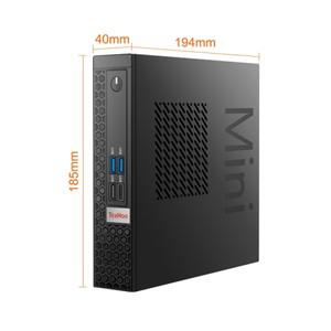 TexHoo 미니 PC 데스크탑 게이밍 컴퓨터, 인텔 코어 i7, 듀얼 밴드, BT4.2, 8GB, 2 4 스레드