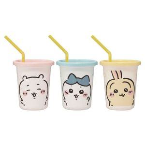 치이카와 먼작귀 스트로 빨대물컵 3p세트 320ml
