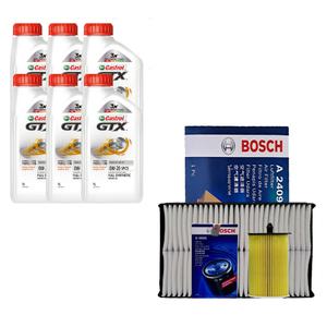 그랜저HG 3.0 LPI 캐스트롤 GTX SP C5 0W20 6L 엔진오일+필터 세트 0050-2409