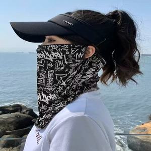 남성용 여름 자전거 라이딩용 선쉐이드 마스크 풀 페이스 통기성 페이스 넥 마스크