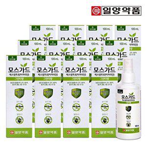 [일양약품]일양약품 모스가드 스프레이 (모기기피, 진드기기피, 100ml) 12통