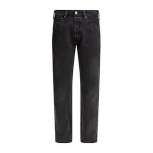 리바이스 블랙 스트레이트 데님 진 005013371 Black