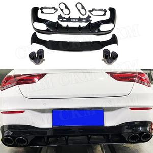 ABS 소재 자동차 리어 범퍼 디퓨저 벤츠 W118 C118 CLA180 CLA200 CL
