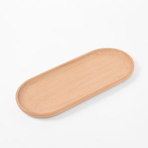 타원형 우드트레이(30x13cm) 플랫 플레이팅 나무쟁반