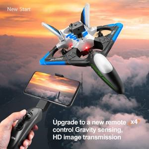 전투기 스타일 V31 RC 항공기 장애물 회피 전투기 2.4G 비행기 EPP 폼  제어 헬리콥터 장난감   용품