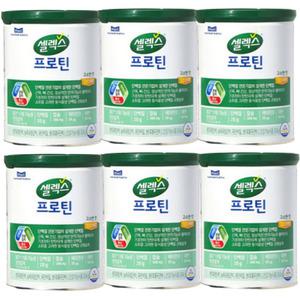 셀렉스 프로틴 고소한맛 304g 6캔 / 단백질 필수아미노산 보충제