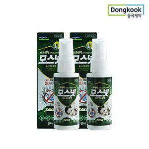 [동국제약][동국제약] 모기 진드기 기피제 [모스넷 스프레이 60ml] 2개