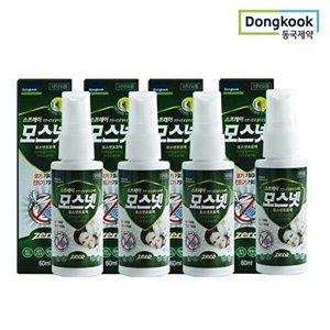 [동국제약][동국제약] 모기 진드기 기피제 [모스넷 스프레이 60ml] 4개