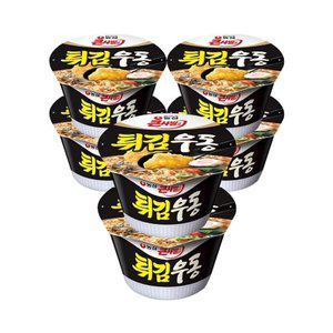 농심 튀김우동컵(대) 111g x6개 / 컵라면 큰사발면