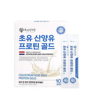 오가닉가든 초유산양유프로틴골드 3g 100포