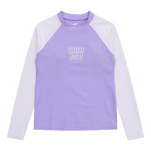 [소이]23M0458 바이올렛 크롭 래쉬가드티