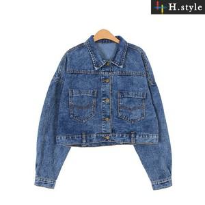 H스타일WK3105청자켓 데님점퍼 JK 야상 미시 가을 데일리 아우터