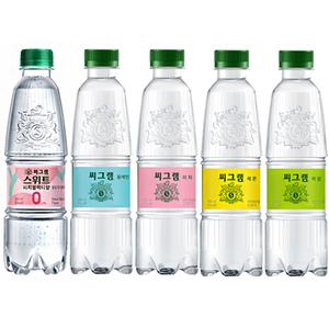 씨그램 플레인/라임/레몬/피치블랙티향 350ml 24pet 선택