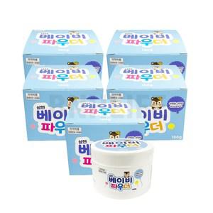 토닥 베이비 파우더 100g 5개 아기 땀띠 분통