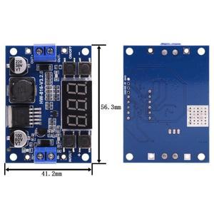 DC 가변 스텝 다운 전원 공급 장치 모듈 LM2596 LED 전압계 디스플레이가있는 조정기 디지털 3.3V 5V 12V
