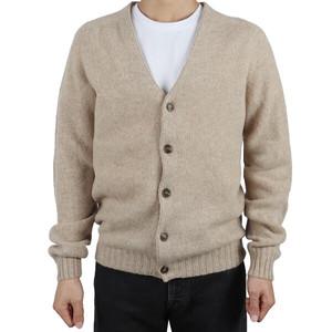 할리오브스코틀랜드 남성 울 가디건 오트밀크 M4824 3V OATMILK