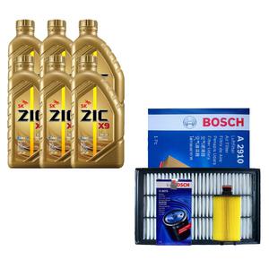 SK지크 코란도 투리스모 디젤 지크 X9 LS 5W30 6L 엔진오일+필터 세트 0075-2910