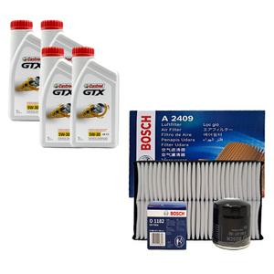 K5 2.0 세타엔진 가솔린 캐스트롤 GTX 5W30 4L SP C3 보쉬필터패키지 1182-2409