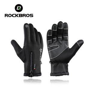 ROCKBROS 안티슬립 터치 웜 글로브 S091겨울스포츠장갑 글러브 방한 방풍 자전거 바이크 오토바이