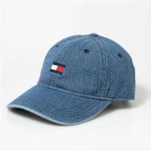해외 구매대행 TOMMY HILFIGER 타미힐피거 데님 볼캡 로고 모자 일본발송