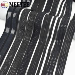 속옷용 실리콘 탄성 밴드  미끄럼 방지 브라  고무 테이프  허리 벨트  신축성 리본  DIY 재봉 액세서리  2