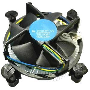 Intel E97379-003 코어 i3/i5 소켓 1150/1155/1156 4핀 커넥터 냉각 팬 방열판용 Wyoresy 새 CPU 쿨러