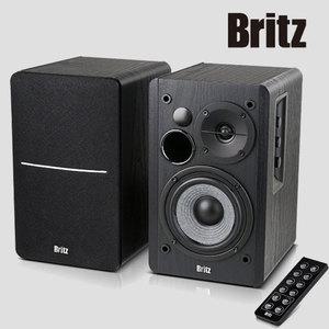 브리츠 엑티브 북쉘프 2채널 블루투스 컴퓨터 스피커 BR-1600BT 블랙
